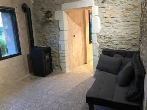 Posezení v ubytování Gîte des Bourboul