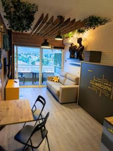 Posezení v ubytování Saltillo Alto Boutique Studio