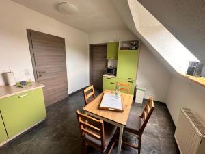 Kuchyň nebo kuchyňský kout v ubytování Ferienwohnung Harzdomizil + 17 fotografií