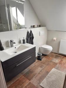 Koupelna v ubytování Ferienwohnung Harzdomizil