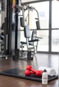 Fitness centrum a/nebo fitness zařízení v ubytování Monreale Plus Guarulhos International Airport