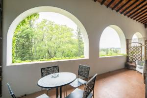 Balkón nebo terasa v ubytování Villa Albertina