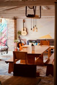 Posezení v ubytování Backpackers Home