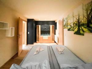 Postel nebo postele na pokoji v ubytování Apartment Waldnah