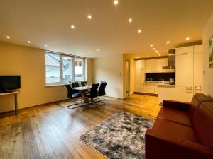 Kuchyň nebo kuchyňský kout v ubytování Apartment Waldnah
