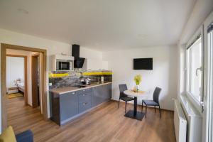 Kuchyň nebo kuchyňský kout v ubytování Apartma Lida 1