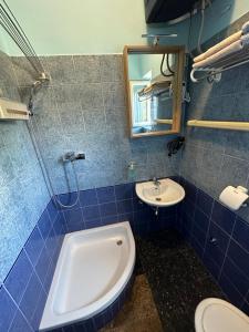 A bathroom at Apartments Armin