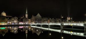 Cảnh Zürich hoặc tầm nhìn thành phố từ khách sạn