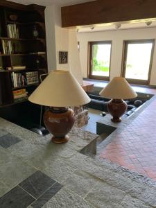 Istumisnurk majutusasutuses Gîte des Hurlevents