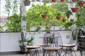 สวนหย่อมนอก Homestay-coffee Ngọc Linh