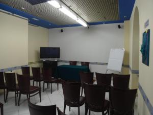 TV a/nebo společenská místnost v ubytování Hotel Continental