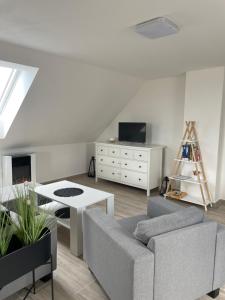 TV a/nebo společenská místnost v ubytování Apartmány Turkovna