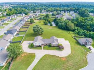 an aerial view of a residential neighborhood with houses at The Residence at Hilltop Acres - Clarksville, TN (1335 Whitt Ln) in Clarksville