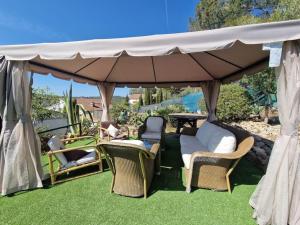 Zahrada ubytování Le Petit Paradis Olivella