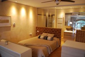 Posteľ alebo postele v izbe v ubytovaní Arianella Holiday Home Penedes