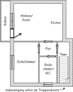 Půdorys ubytování Haus Flinthoern