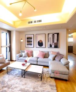 O zonă de relaxare la NK BLD7F Sapporo 3LDK 3BR 1 floor 1 room