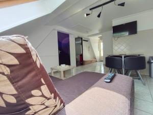 Telewizja i/lub zestaw kina domowego w obiekcie Gite BA 3