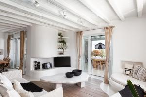 Χώρος καθιστικού στο El Sueno Villa Mykonos +62 φωτογραφίες