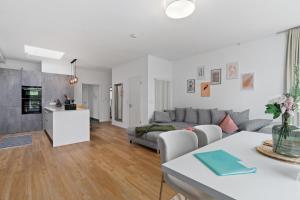 Küche/Küchenzeile in der Unterkunft ANYTIME - Rohrbach Apartments