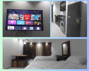 Kuchyň nebo kuchyňský kout v ubytování Scandic Resort: Comfy & Cozy. A433