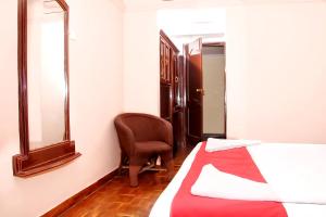 Postel nebo postele na pokoji v ubytování Hotel SV International