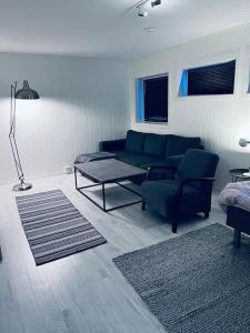 Un televizor și/sau centru de divertisment la Holiday home with sauna in the Arctic Caribbean, Tromsø +33 fotografii