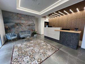 Vstupní hala nebo recepce v ubytování RoccaRegina Hotel