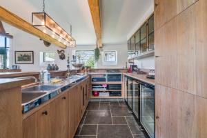 Köök või kööginurk majutusasutuses Hoeve De Zuidhoek
