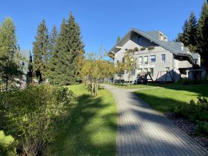 Zahrada ubytování Wellness Apartment Josefina - Free Grotta Spa wellness