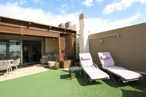 Patio nebo venkovní prostory v ubytování Ático en el centro con terraza