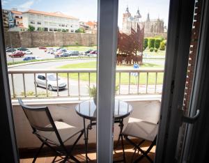Balkon lub taras w obiekcie Astorga suites