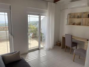 Posezení v ubytování Sea View Loft
