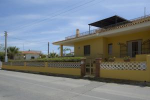 The building in which a panziókat is located