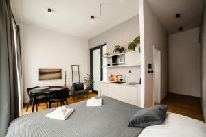 Posteľ alebo postele v izbe v ubytovaní Piano apartments - LICITY