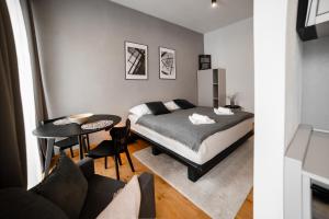 Posteľ alebo postele v izbe v ubytovaní Piano apartments - LICITY