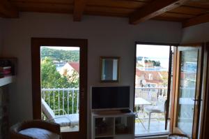 Balkón nebo terasa v ubytování Studio apartman Tomi - seaview
