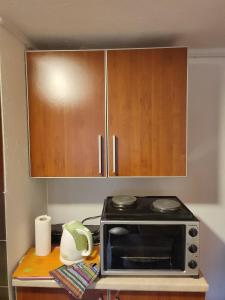 Kuchyň nebo kuchyňský kout v ubytování Summit Apartment