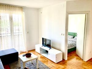 TV a/nebo společenská místnost v ubytování Apartman 4-you 4