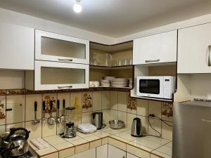 Köök või kööginurk majutusasutuses Hogarcito