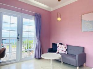 Ruang duduk di Canaan B&B Kenting