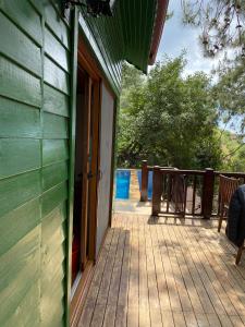 Балкон или терраса в Watermill Villa & Hotel Faralya