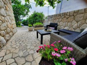 Zahrada ubytování Apartments Anita