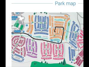 a map of a park map at HAVEN THORPE PARK 6 Berth Caravan in Cleethorpes Waterside FREE WI FI in Cleethorpes
