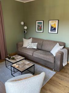 Posezení v ubytování Das Bergquartier - Ferienwohnung Rabenkopf
