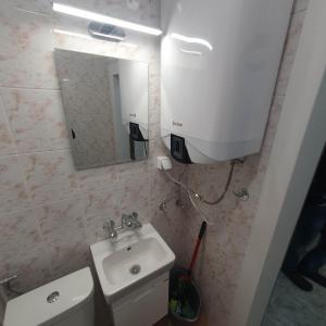 Koupelna v ubytování Apartment Voivoda