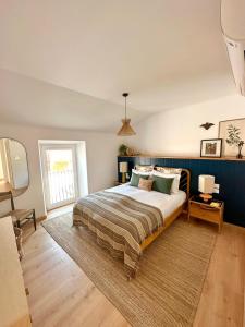 Postel nebo postele na pokoji v ubytování Viva! Farmhouse