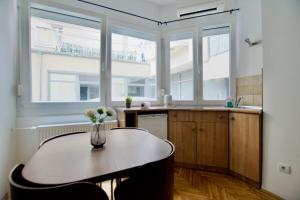 Kuchyňa alebo kuchynka v ubytovaní Standard Apartment by Hi5 - Petőfi 12