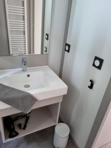 Koupelna v ubytování Chalet Etxetxoa, de 1 à 4 personnes avec Climatisation, SPA, Terrain privé et Piscine