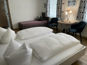 Voodi või voodid majutusasutuse Hotel Gasthof Krapp toas